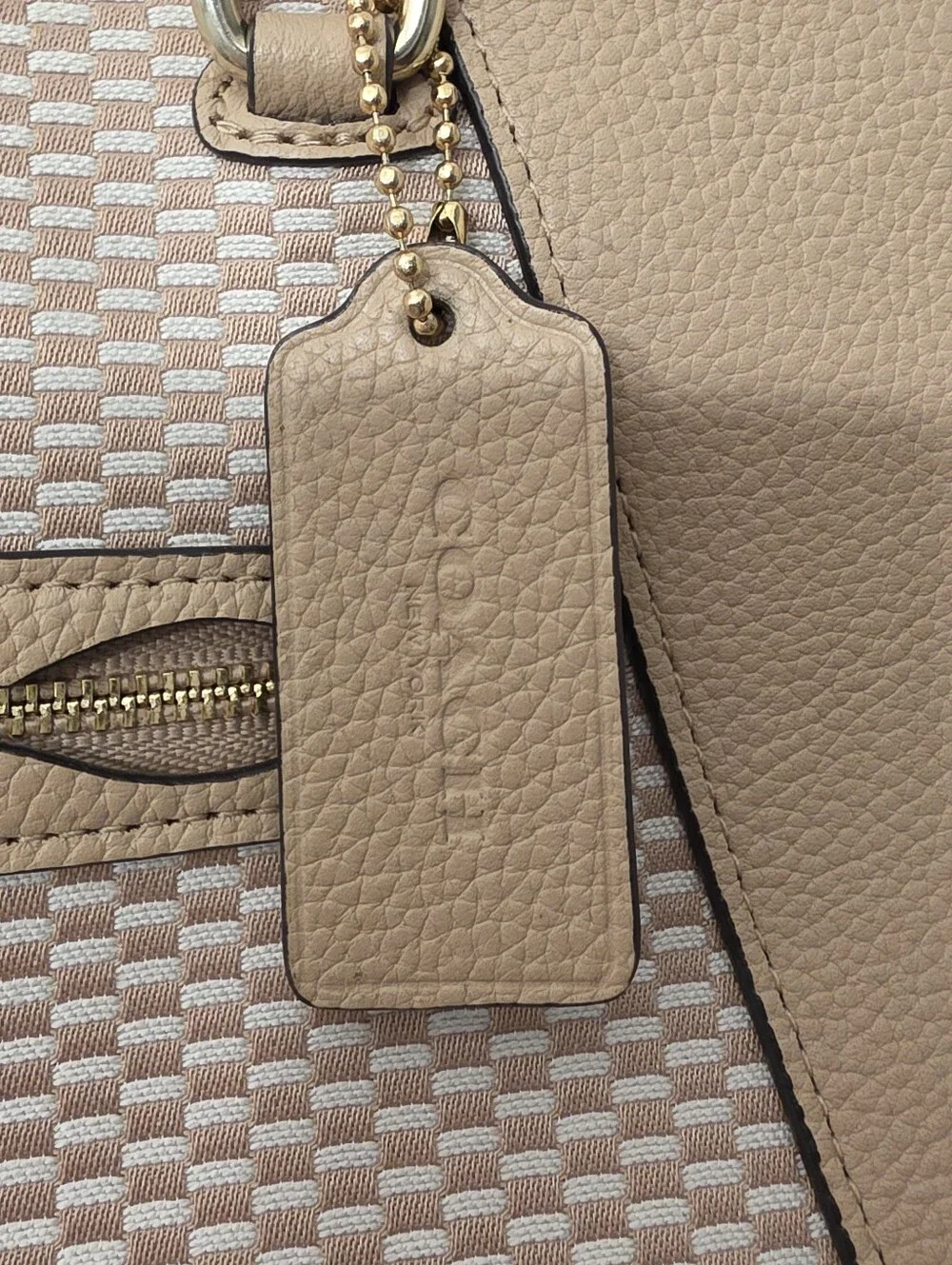 Coach Legacy Jacquard Praire Satchel Beechwood Tan C2081-29848